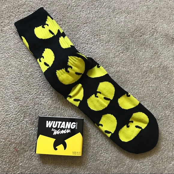 Wu-Tang Brand Other - Wu-Tang Official Brand Socks Black And Yellow Rza
